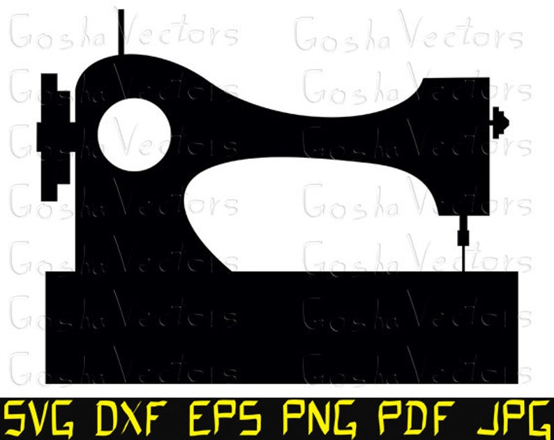 794x631 Sewing Machine Vector Silhouette Cnc Cut Laser Etsy