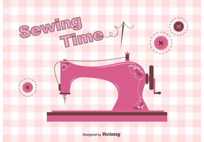 700x490 Free Vintage Sewing Machine Vector