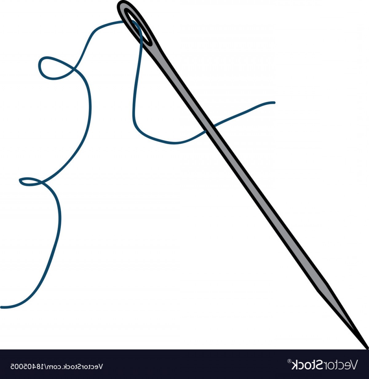 1200x1231 Threaded Needle Vector Art Sarahgardan