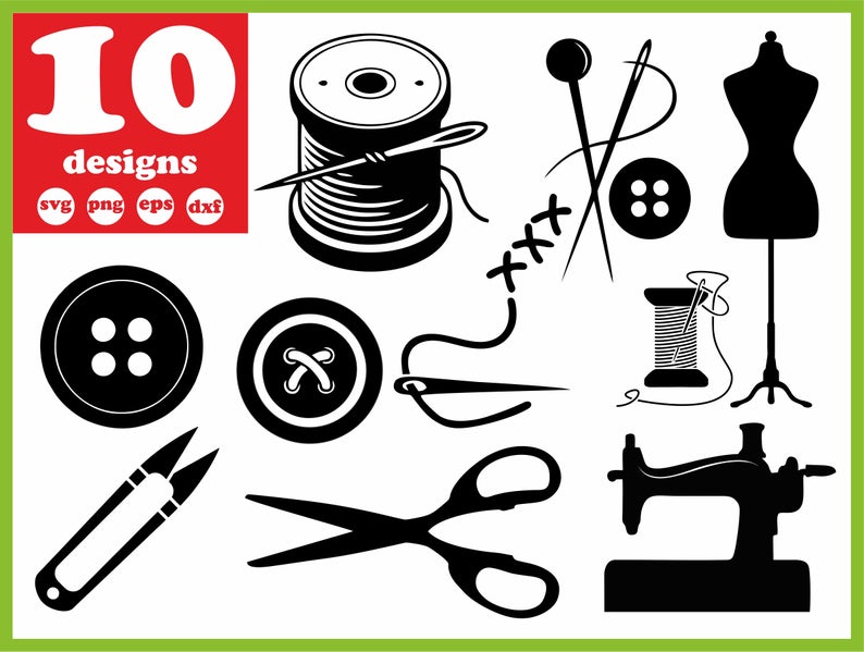 794x599 Seamstress Sewing Vector Mannequin Decal Sew Machine Etsy