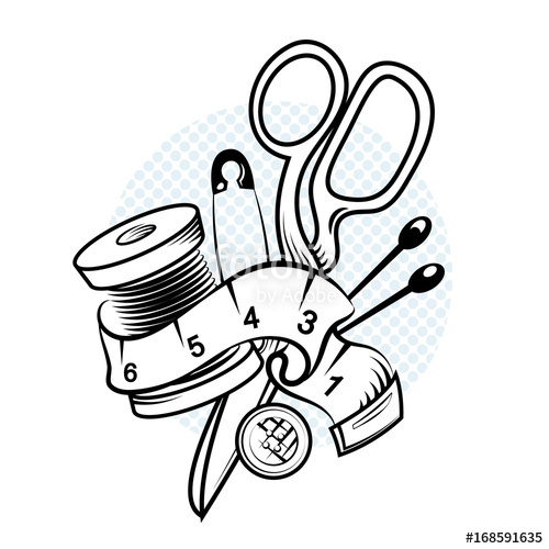 Sewing Vector Set Stock Image And Royalty Free Vector 500x500 Sewing Vector Set Stock Image And Royalty Free Vector