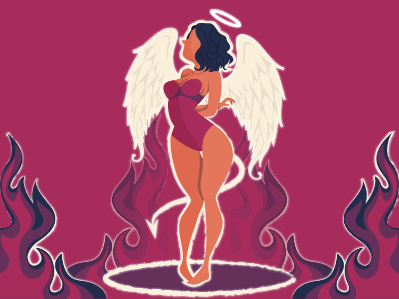 Devilish Angel 800x600 Devilish Angel