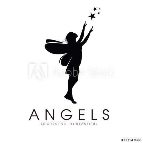 Flying Sexy Fairy, Angel Illustration 500x500 Flying Sexy Fairy, Angel Illustration