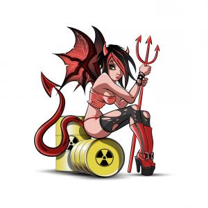 Sexy Devil Girl Sitting On Barrels Of Radiation Vector Newwaysys 300x300 Sexy Devil Girl Sitting On Barrels Of Radiation Vector Newwaysys