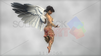 Stock Photo Of Vector Sexy Angel In Gold Bikini Flying Against 340x191 Stock Photo Of Vector Sexy Angel In Gold Bikini Flying Against