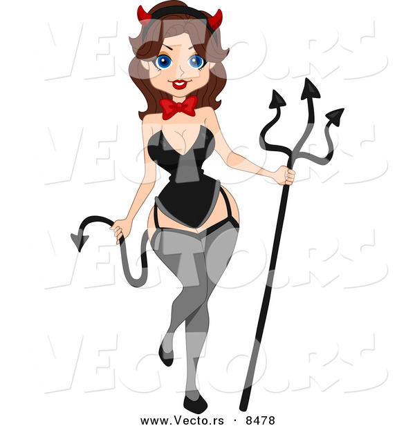 600x620 Royalty Free Sexy Devil Stock Vector Designs