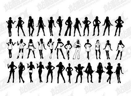 425x313 Free Sexy Girl Silhouettes Clipart And Vector Graphics