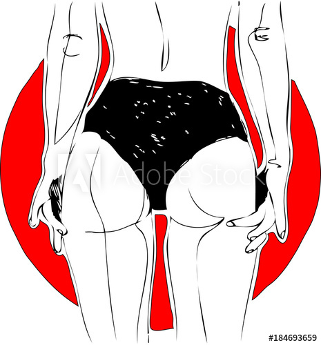 465x500 Sexy Girl Vector Illustration