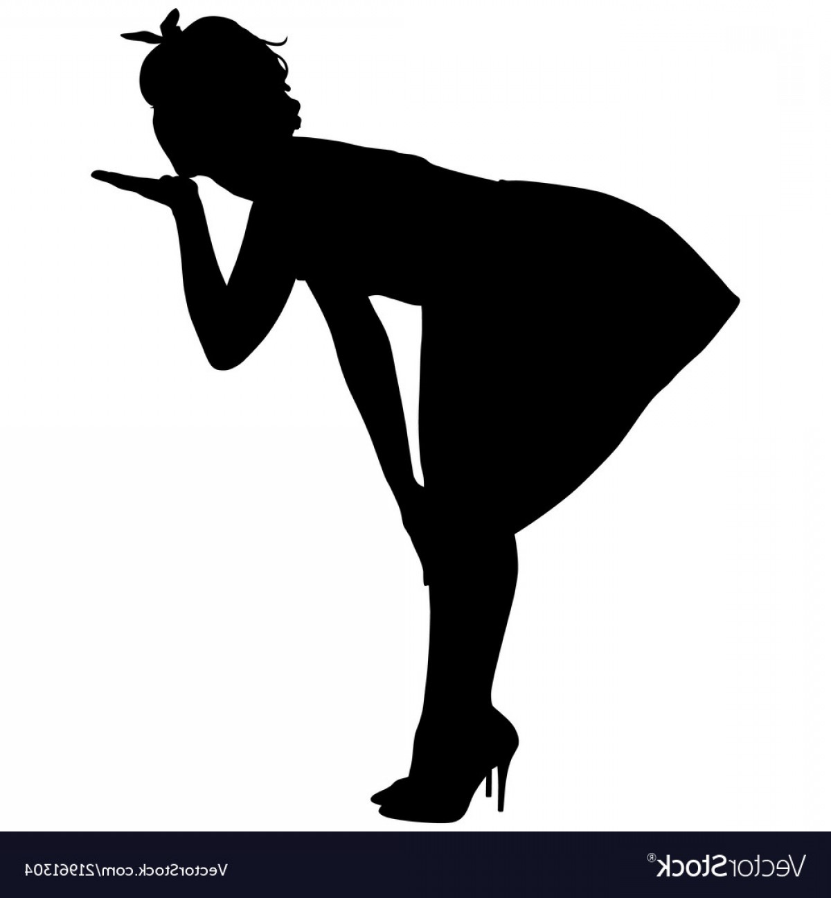 1200x1296 Sexy Pinup Silhouette Vector Hoodamathrun