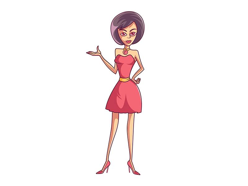 800x600 Sexy Lady Vector Illustration