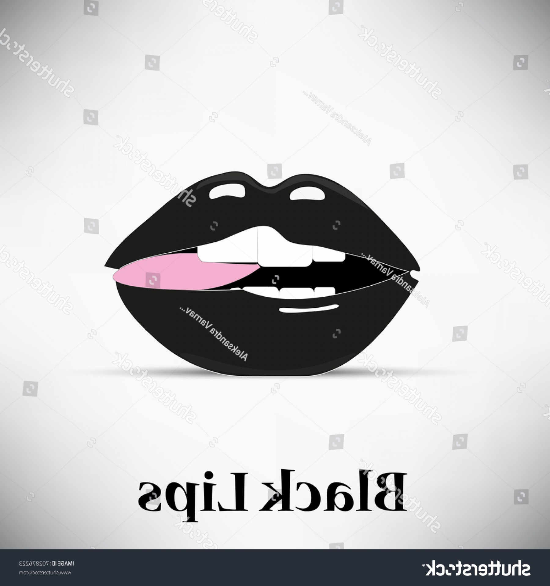 1800x1920 Sexy Biting Black Lips Vector Newwaysys