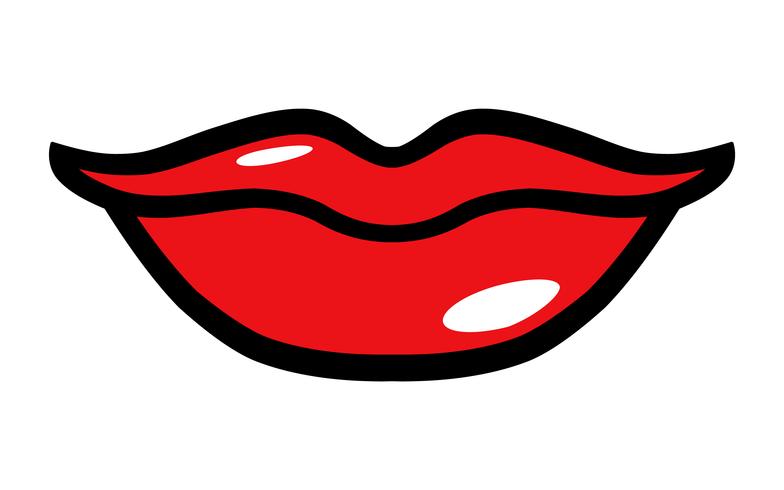 784x490 Sexy Lips Vector Icon