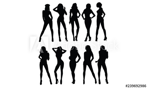 500x300 Sexy Silhouette Ladies