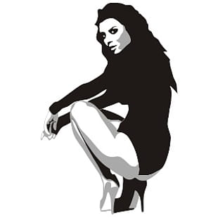 310x310 Sexy Silhouette Vector Free Graphics Uihere