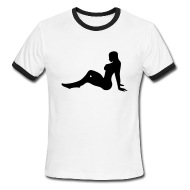 190x190 Darr Sexy Silhouette Men's Ringer T Shirt Spreadshirt