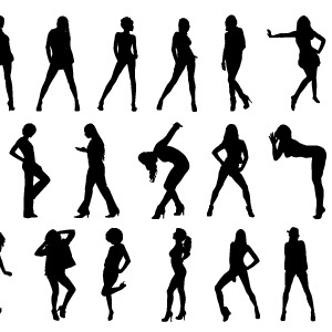 300x300 Free People Silhouettes Vector Free Vectors Ui Download