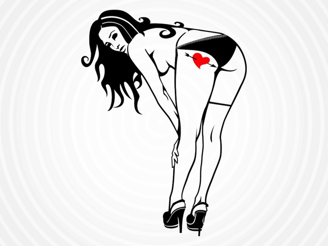 647x485 Sexy Girl Portrait Vector For Free Download Free Vector