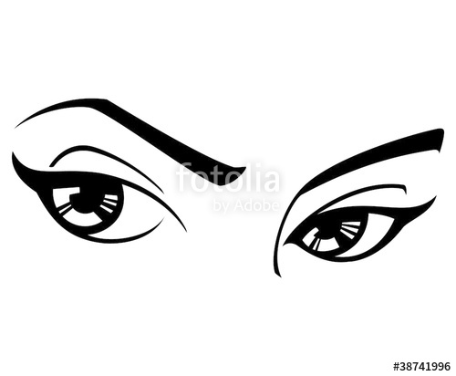 500x412 Sexy Vector Female Eyes Stock Image And Royalty Free Vector