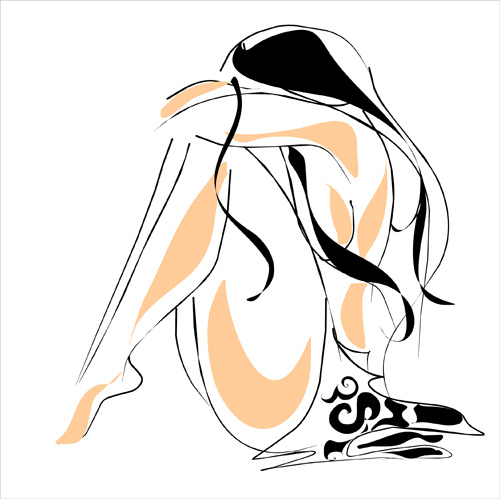 500x499 Woman Sexy Design Elements Vector Free Vector In Encapsulated