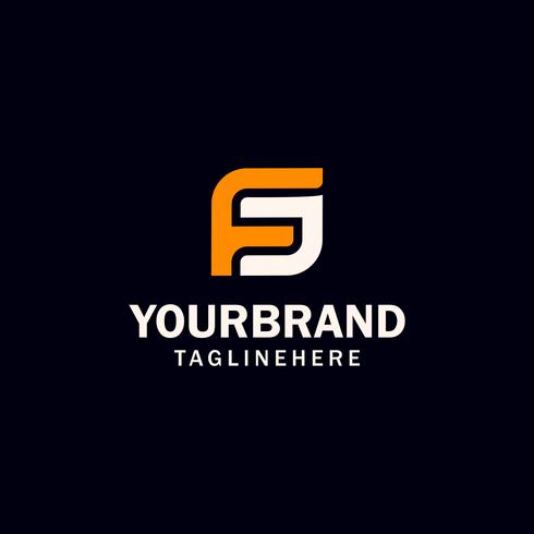 490x490 Initial Fs Or Sf Letter Logo Design