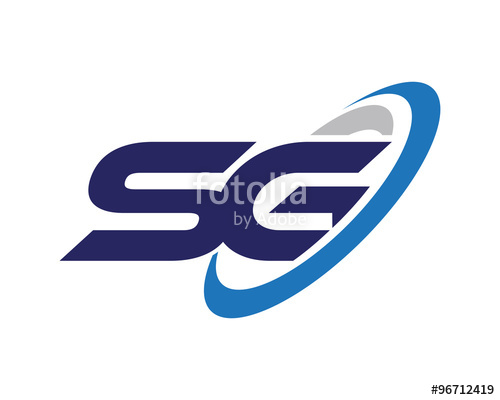 500x400 Sg Letter Swoosh Group Logo Stock Image And Royalty Free Vector