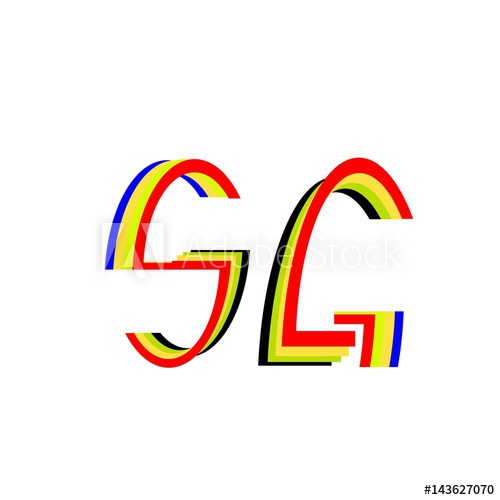 500x500 Letter Sg Logo Vector