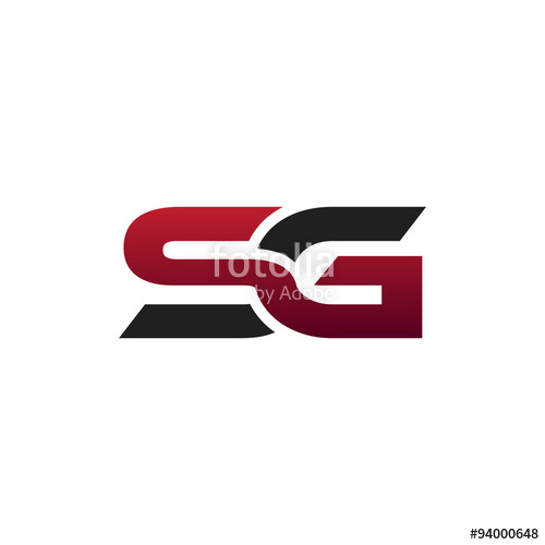 500x500 Modern Initial Logo Sg Stock Image And Royalty Free Vector