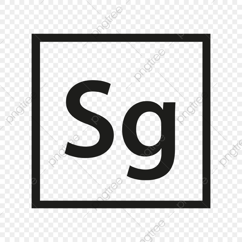 800x800 Adobe Speedgrade Icon Logo, Black Square, Letter Sg, Line Box Png