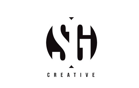450x286 Sg S G White Letter Logo Design With Circle Background Vector