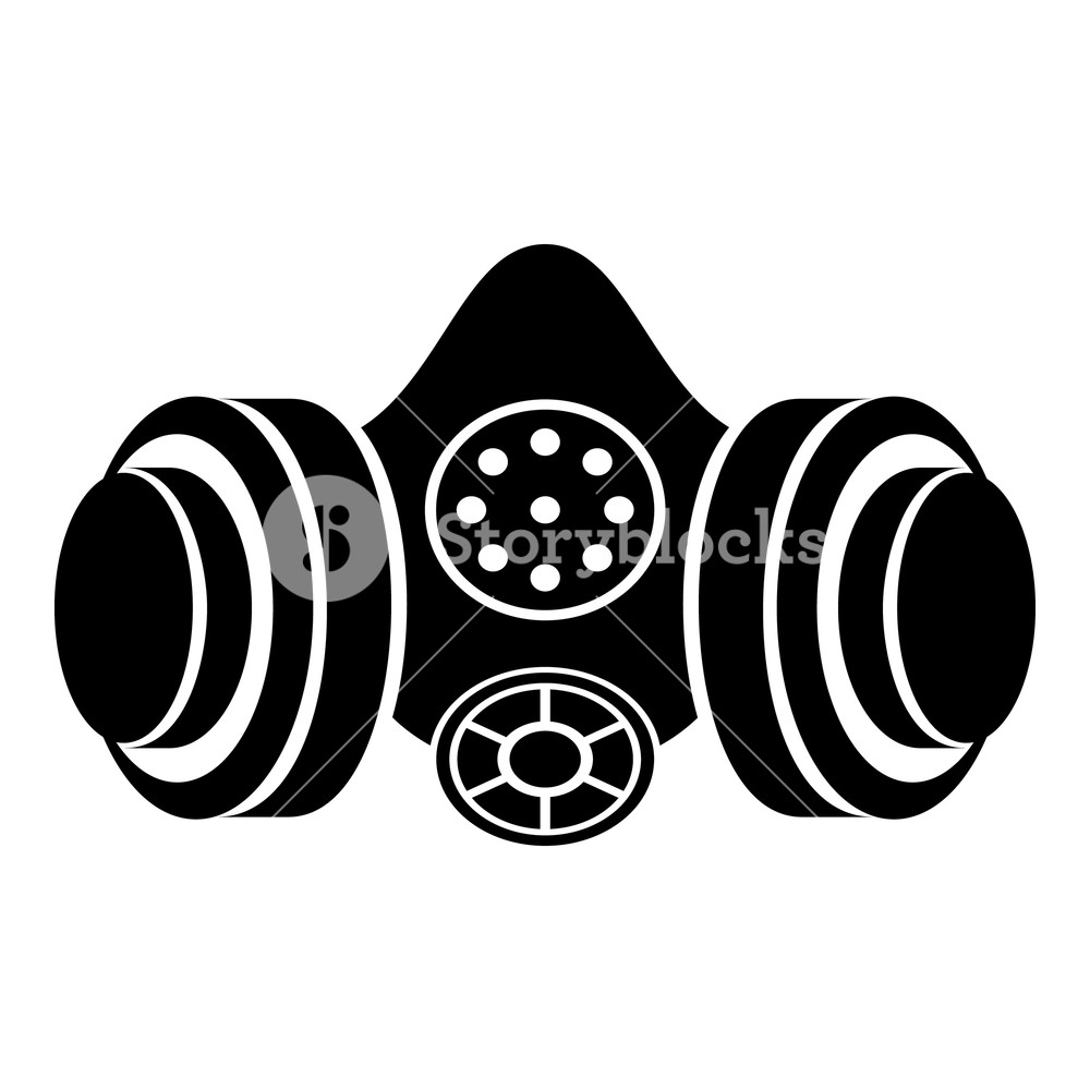 1000x1000 Gas Mask Icon Simple Illustration Of Gas Mask Vector Icon For Web