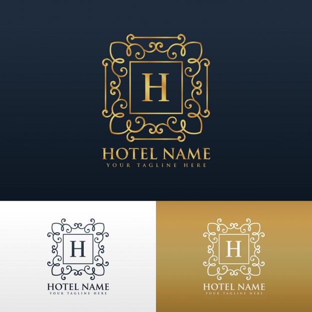 626x626 Elegant Ornamental Logo With Letter H Vector Free Download
