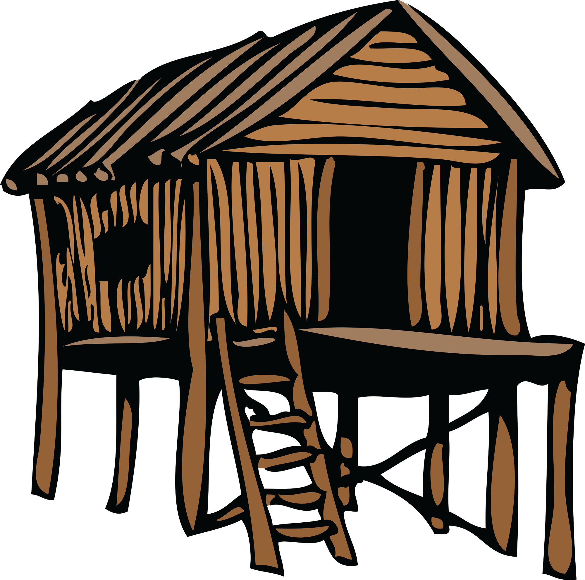 Hd Shack Vector Wood House 2000x1983 Hd Shack Vector Wood House