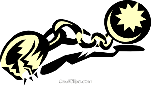 480x276 Shackles Royalty Free Vector Clip Art Illustration