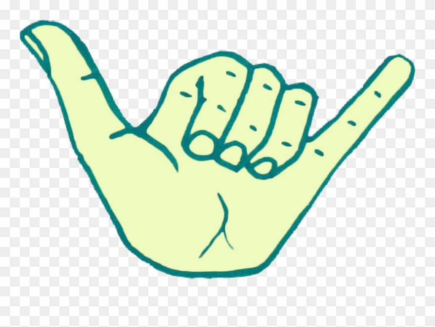 880x662 Shaka Vector Sign Language Clipart
