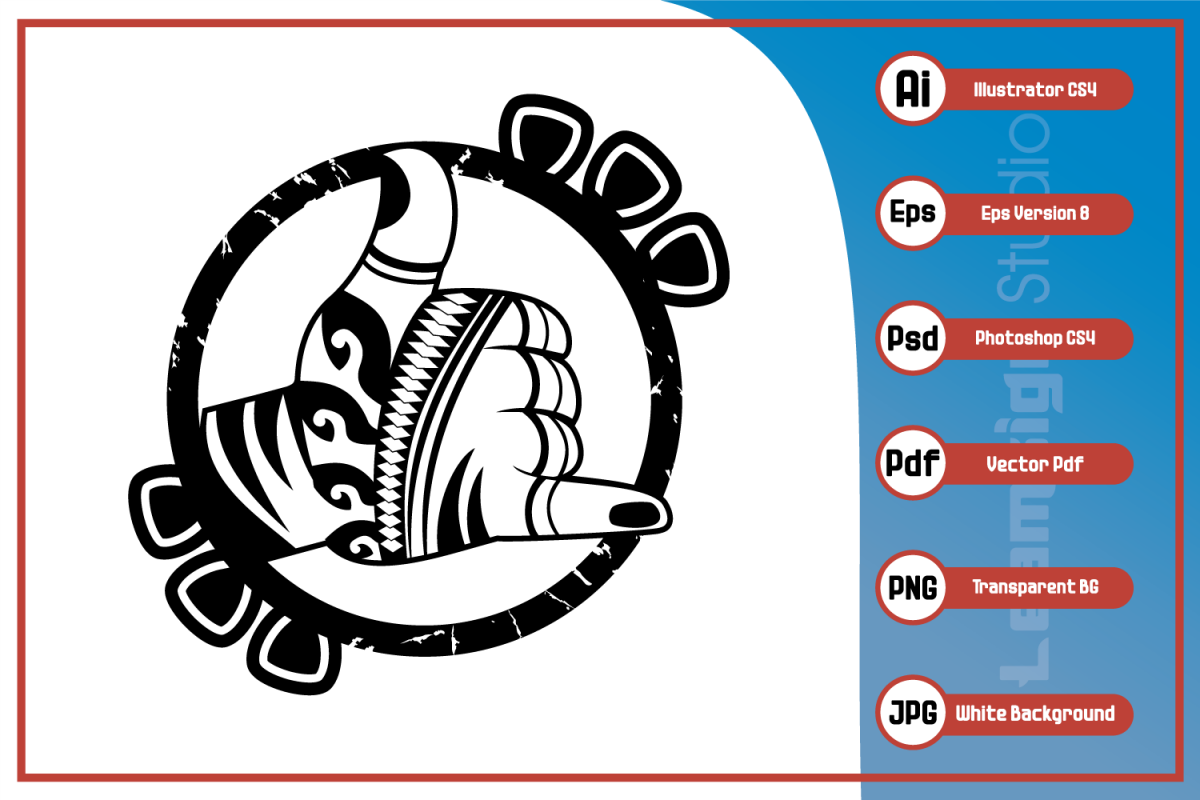 1200x800 Shaka Sign Logo