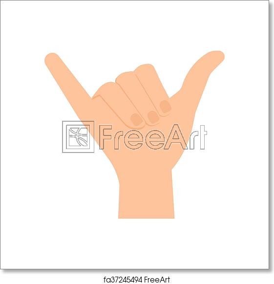 Shaka Vector At Vectorified.com 