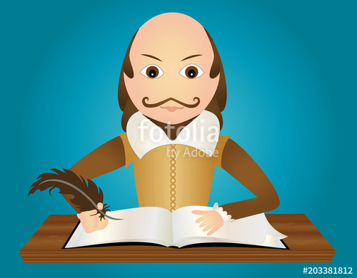500x390 William Shakespeare Writing