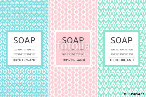 500x334 Cosmetic Packaging Set Design Template Vector Pastel Collection