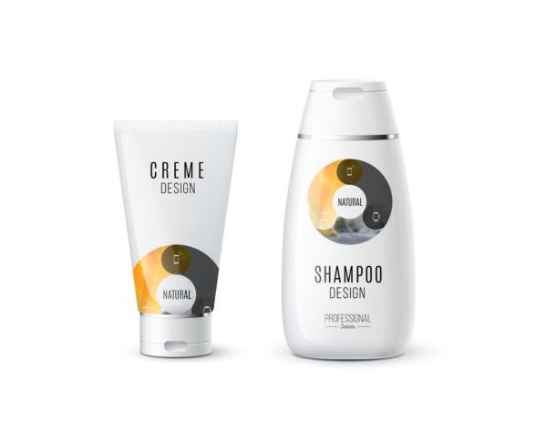 588x474 Shampoo And Cosmetic Brand Design Vector Free Download