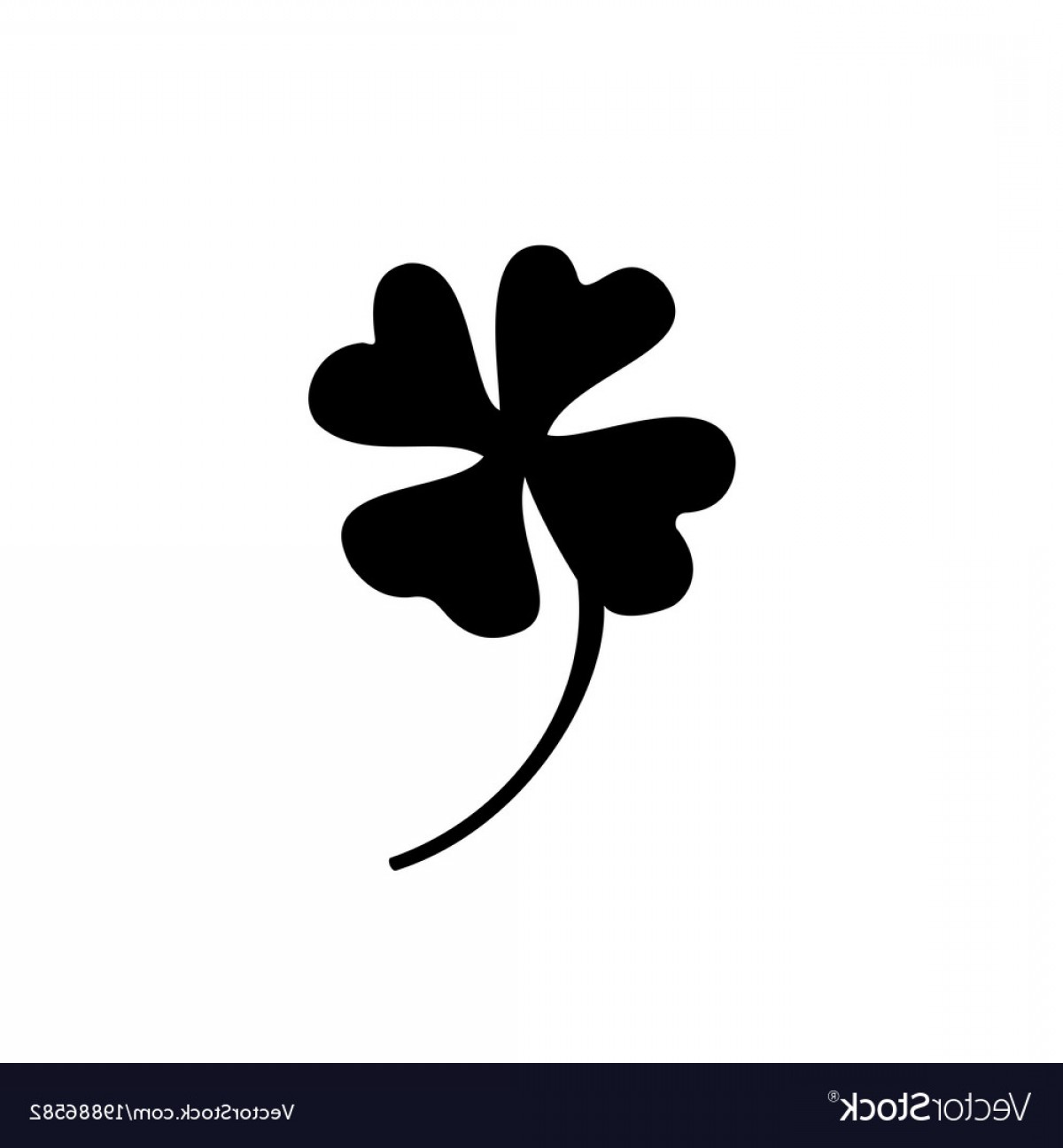 1200x1296 Shamrock Vector Art Black White Catchsplace