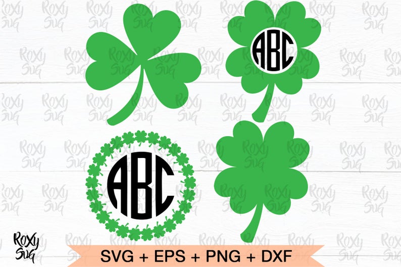 794x529 Clover Shamrock Shamrock Vector Clover Cut Etsy
