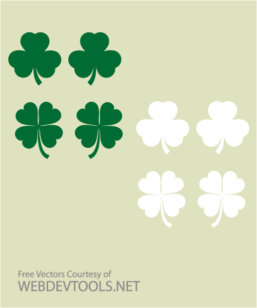 501x600 Free St Patrick's Day Shamrock Vectors