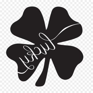 300x300 Four Leaf Clover Icon St Patrick Day Vector Catchsplace
