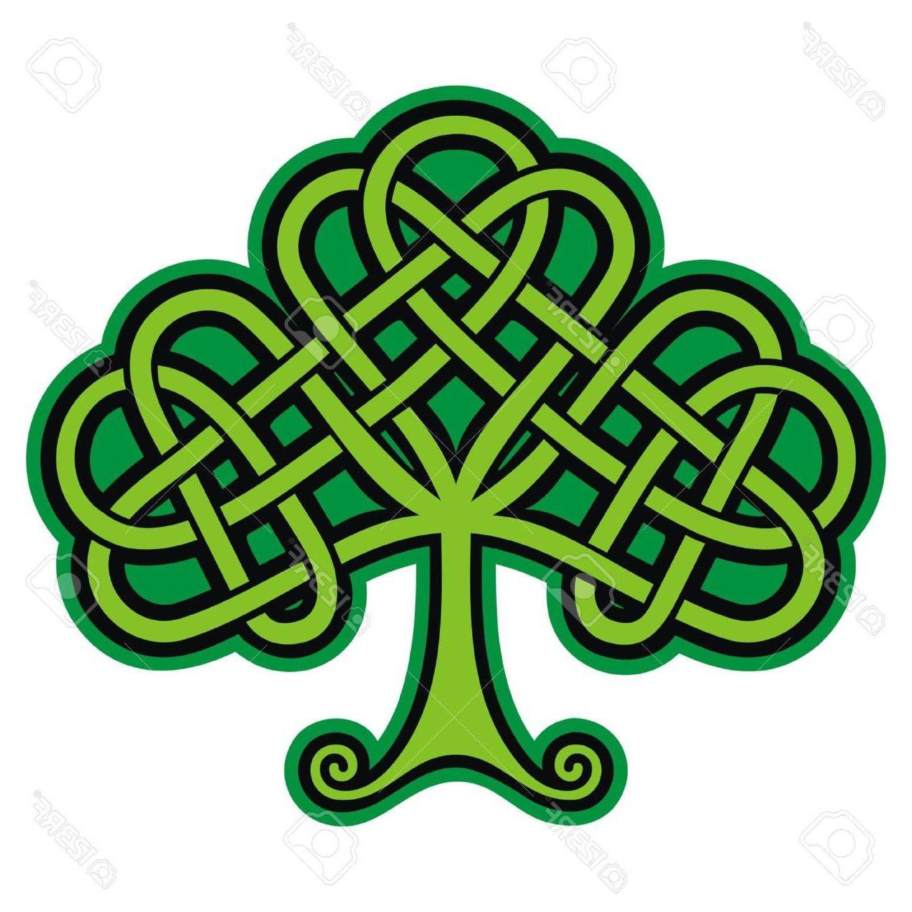 1300x1300 Best Free Shamrock Celtic Tattoo Vector Cdr