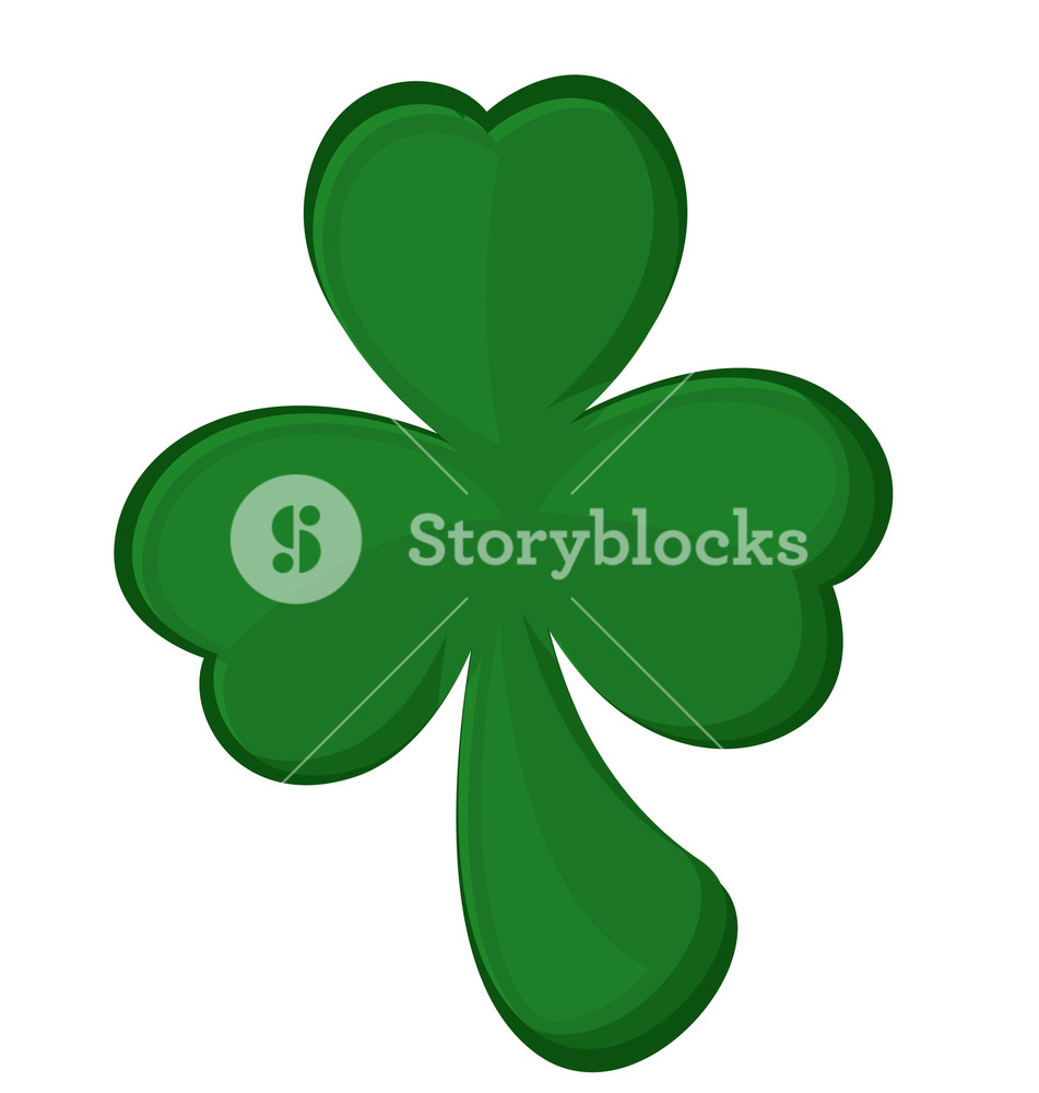 951x1000 Shamrock Vector Shape Royalty Free Stock Image