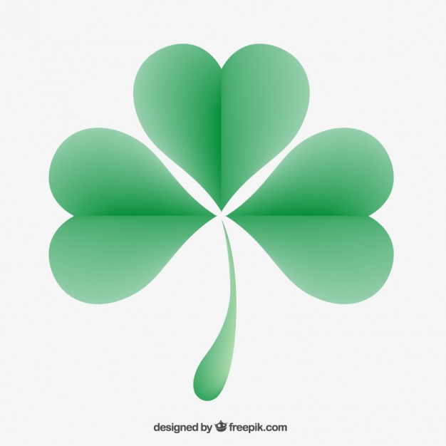 626x626 Saint Patrick Shamrock Vector Free Download