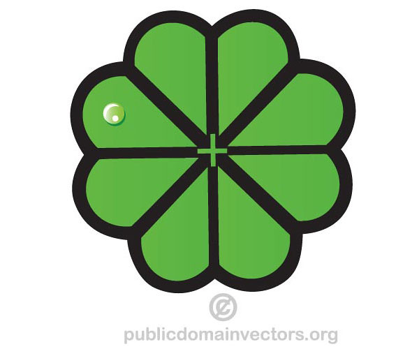 600x500 Shamrock Vector Image Free St Patrick's Day Shamrock