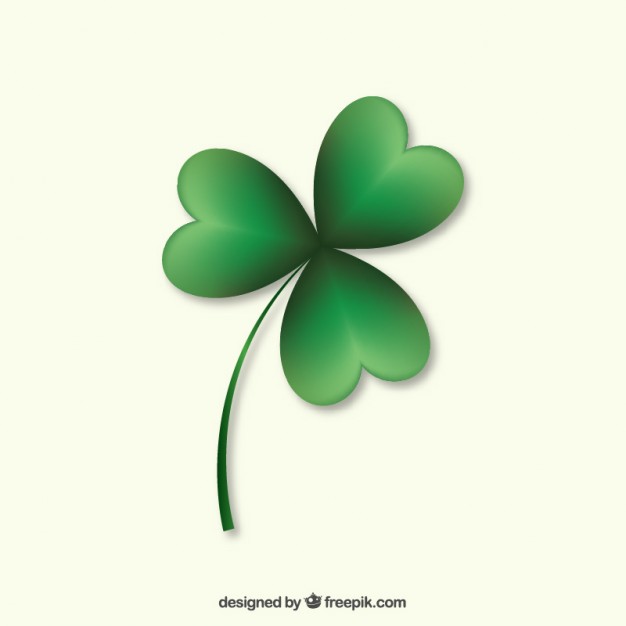626x626 St Patricks Shamrock Vector Free Download