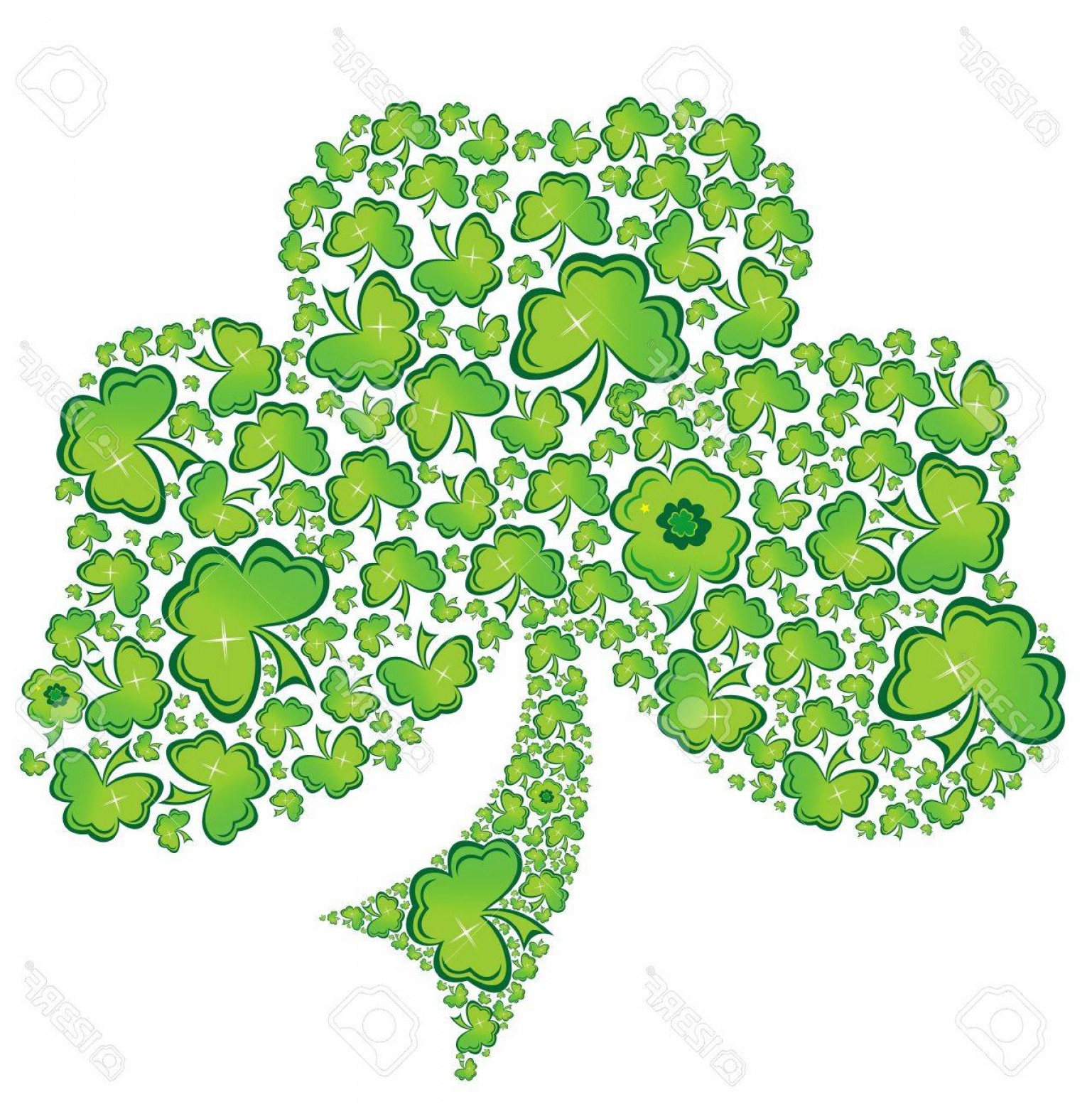 1537x1560 Photoirish Shamrock Clover Celtic Vector Wallkeeper