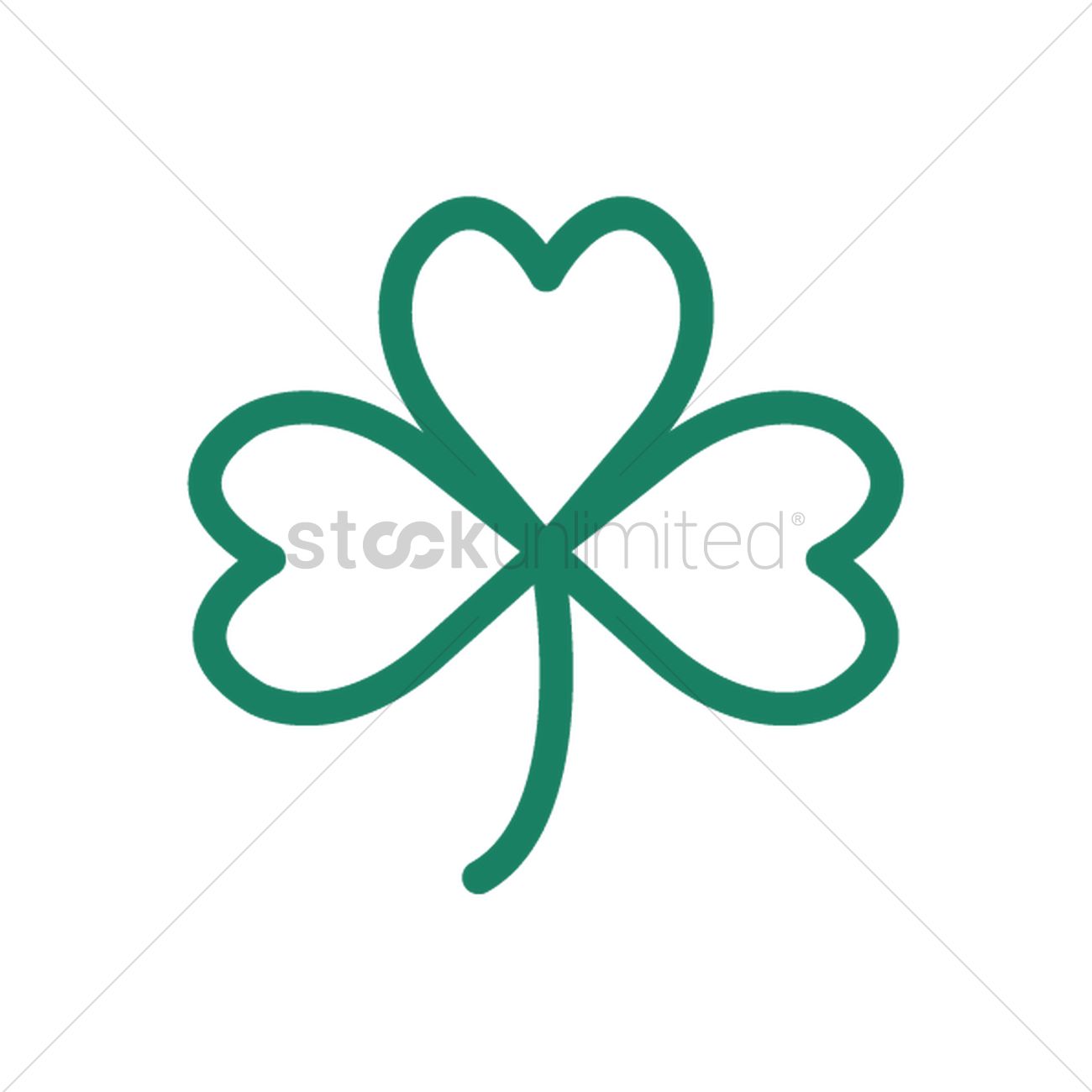 1300x1300 Shamrock Vector Image